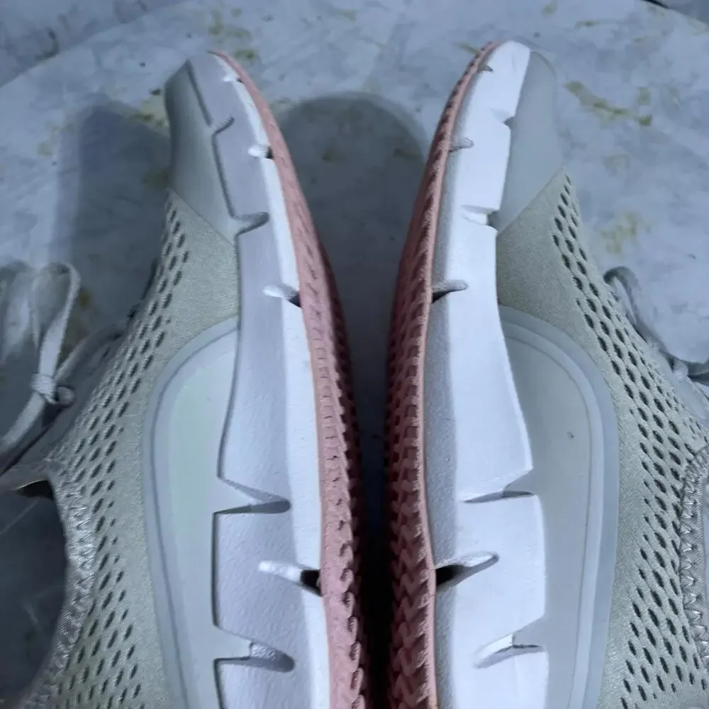 Reebok Zig Sky Womens Size 7.5 Running Shoes Gray Pink Athletic Trainer Sneakers - Picture 10 of 10